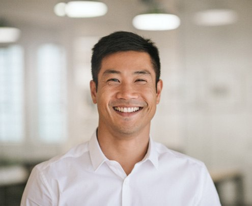 Fort Lee patient smiling after teeth whitening 